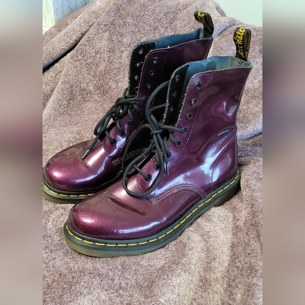 Blackcurrant Purple Dr. Martens Ladies size 10  EU 42